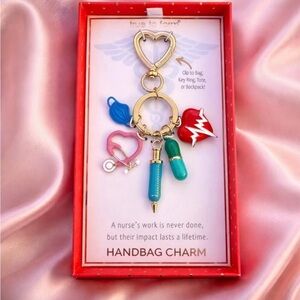Nurse, Doctor,  Keychain with Charms- true to form